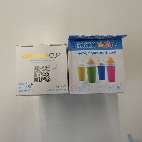 NIB Crunch Cup Cereal on the Go and NIB Frozen Magic Squeeze Cup - Picture 9 of 9